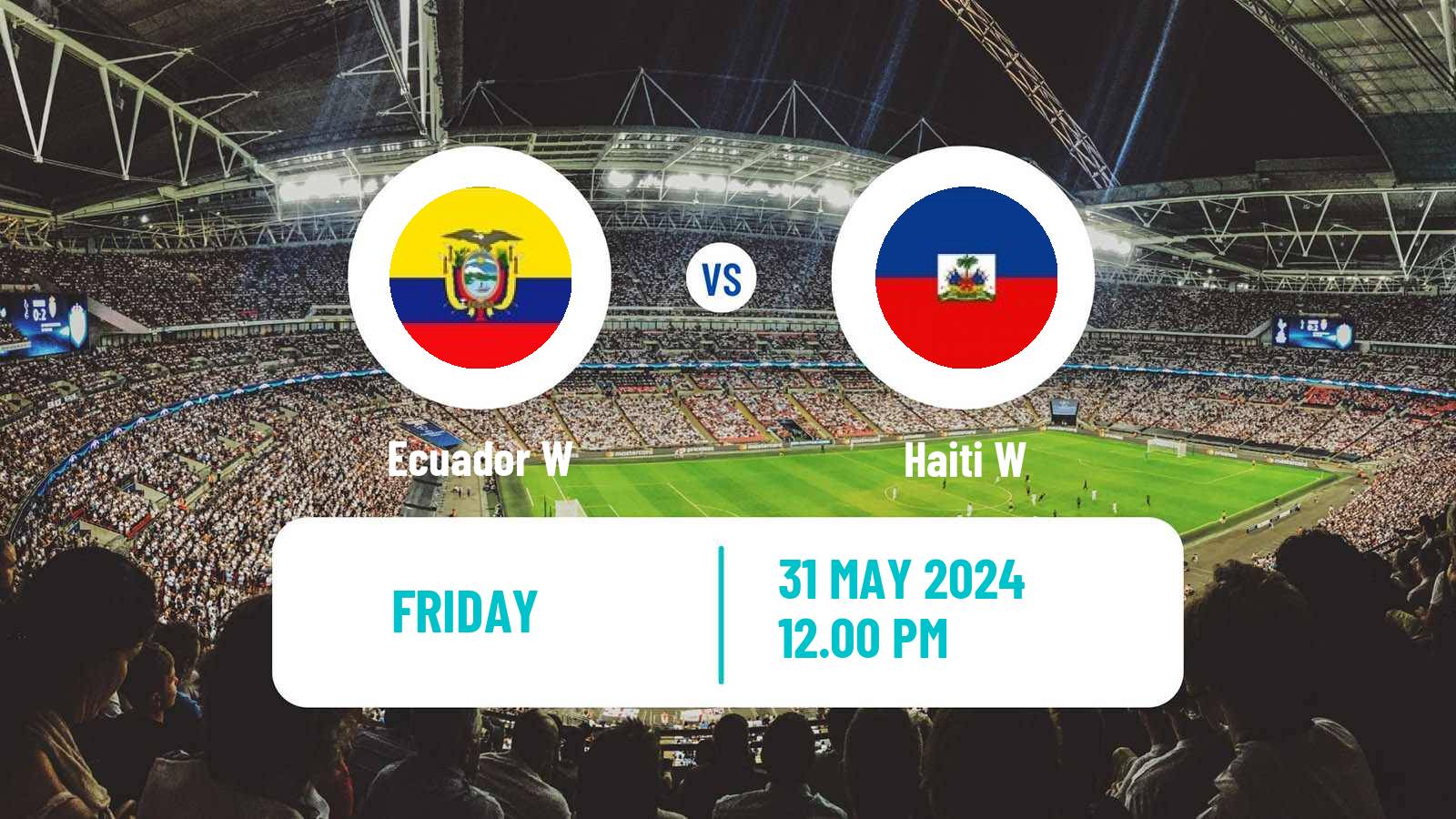 Soccer Friendly International Women Ecuador W - Haiti W