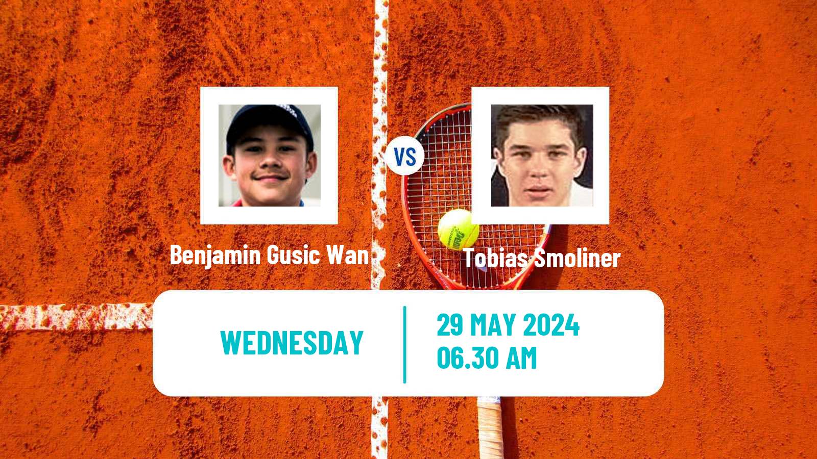 Tennis ITF M15 Vrhnika Men Benjamin Gusic Wan - Tobias Smoliner