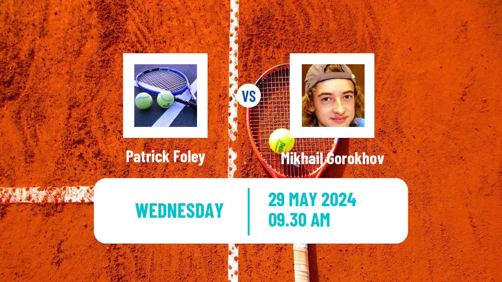 Tennis ITF M15 Monastir 22 Men Patrick Foley - Mikhail Gorokhov