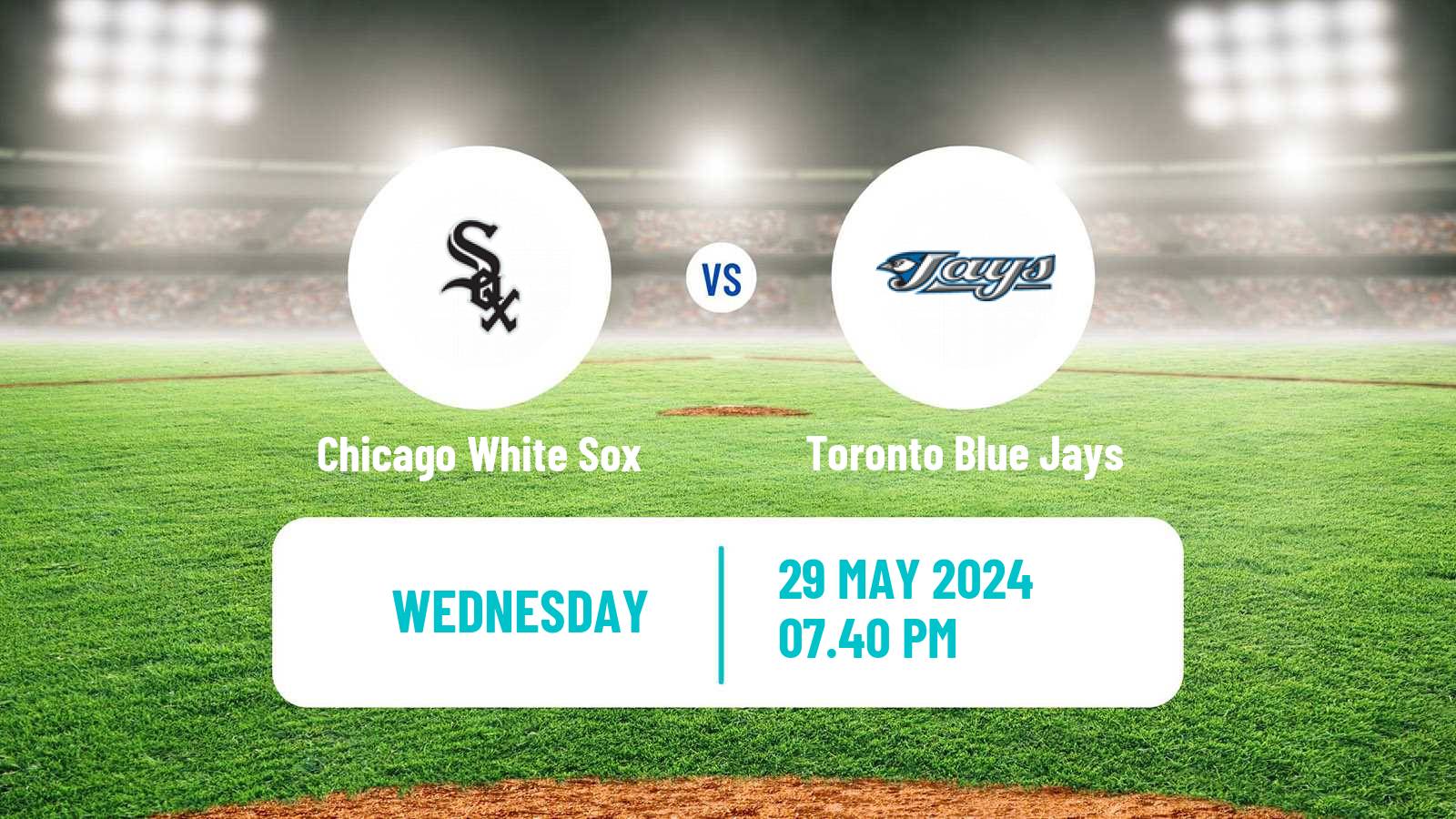 Baseball MLB Chicago White Sox - Toronto Blue Jays