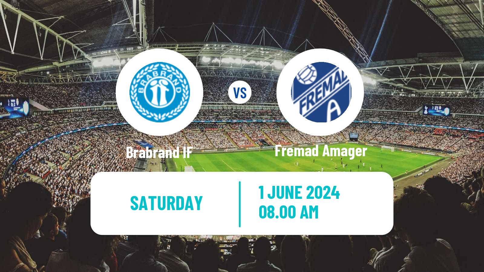 Soccer Danish 2 Division Brabrand - Fremad Amager