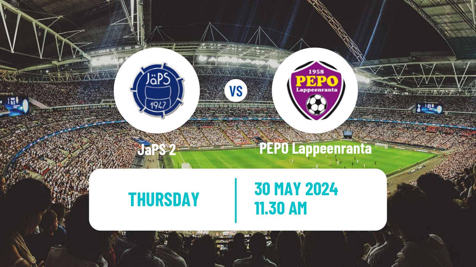 Soccer Finnish Kakkonen Group A JaPS 2 - PEPO Lappeenranta