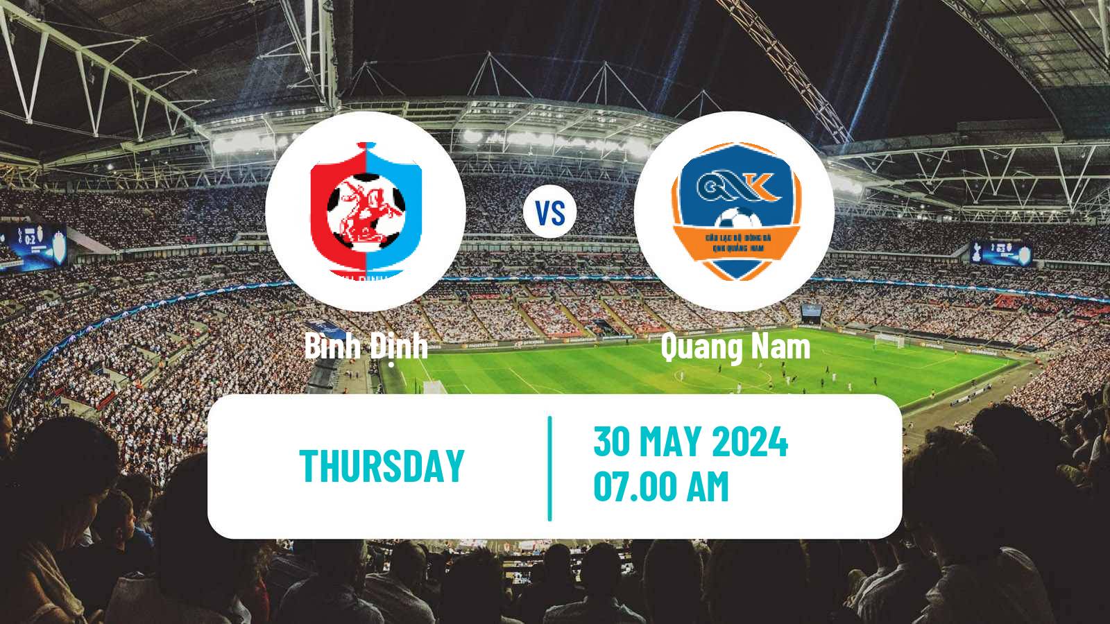 Soccer Vietnamese V League 1 Bình Định - Quang Nam