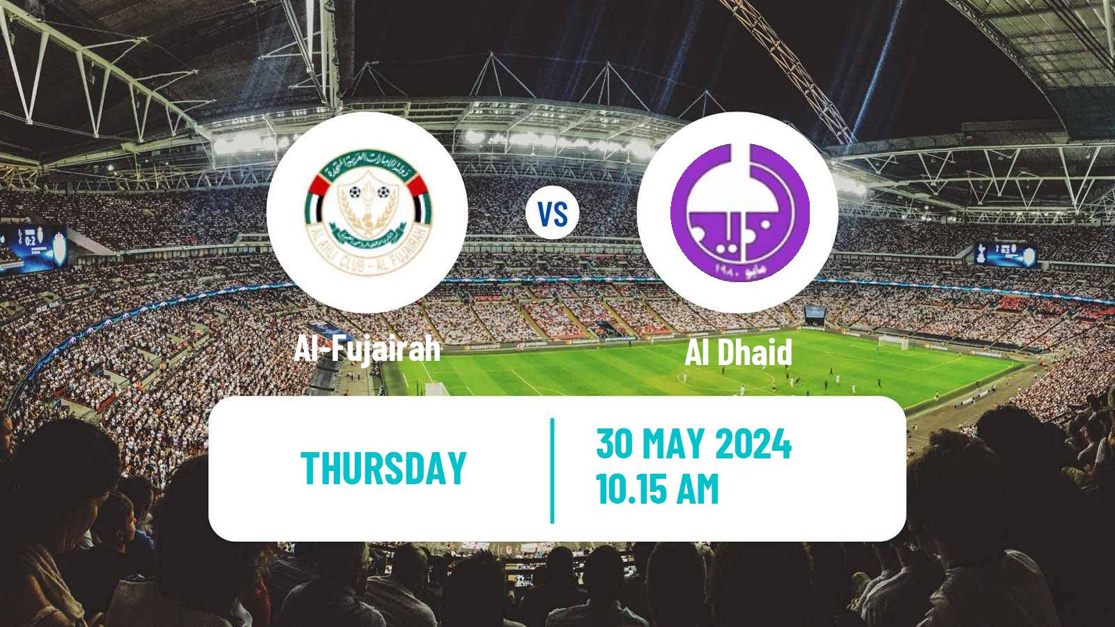 Soccer UAE Division 1 Al-Fujairah - Al Dhaid