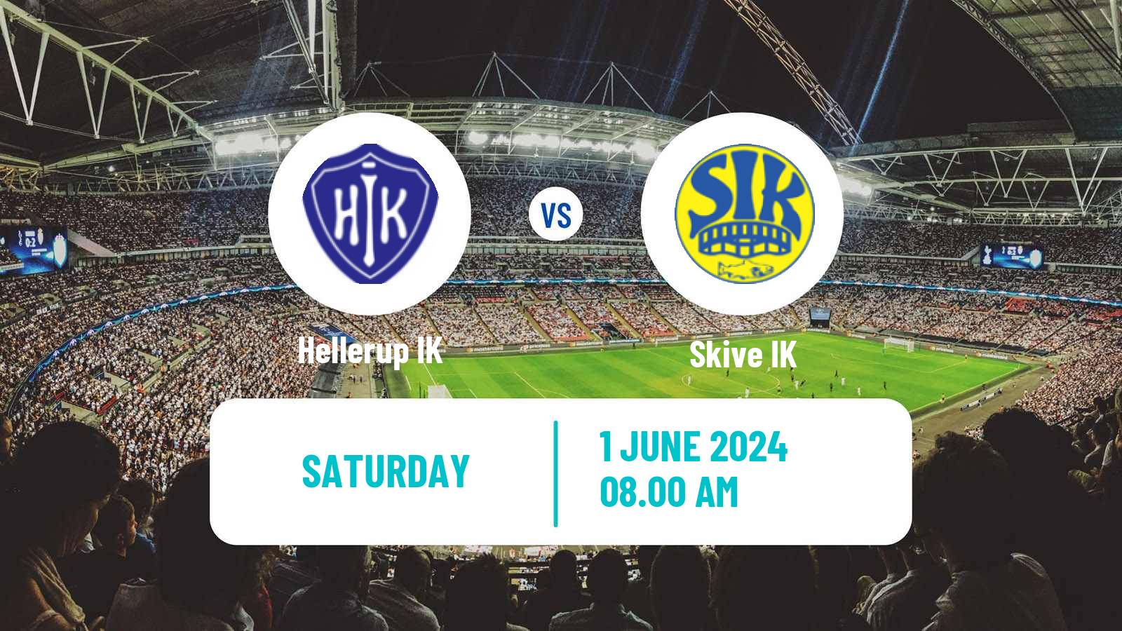 Soccer Danish 2 Division Hellerup - Skive IK