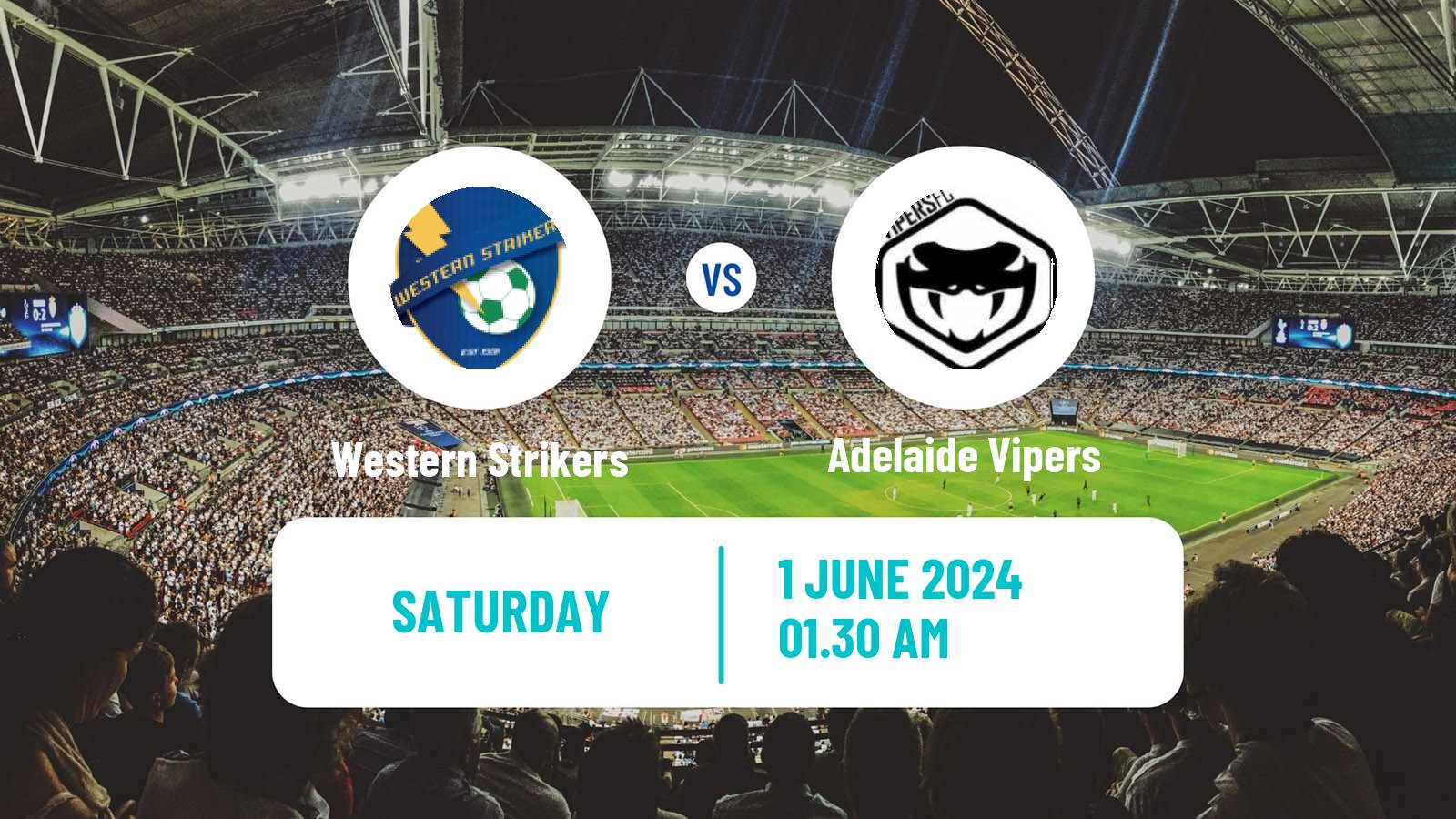 Soccer Australian SA State League Western Strikers - Adelaide Vipers