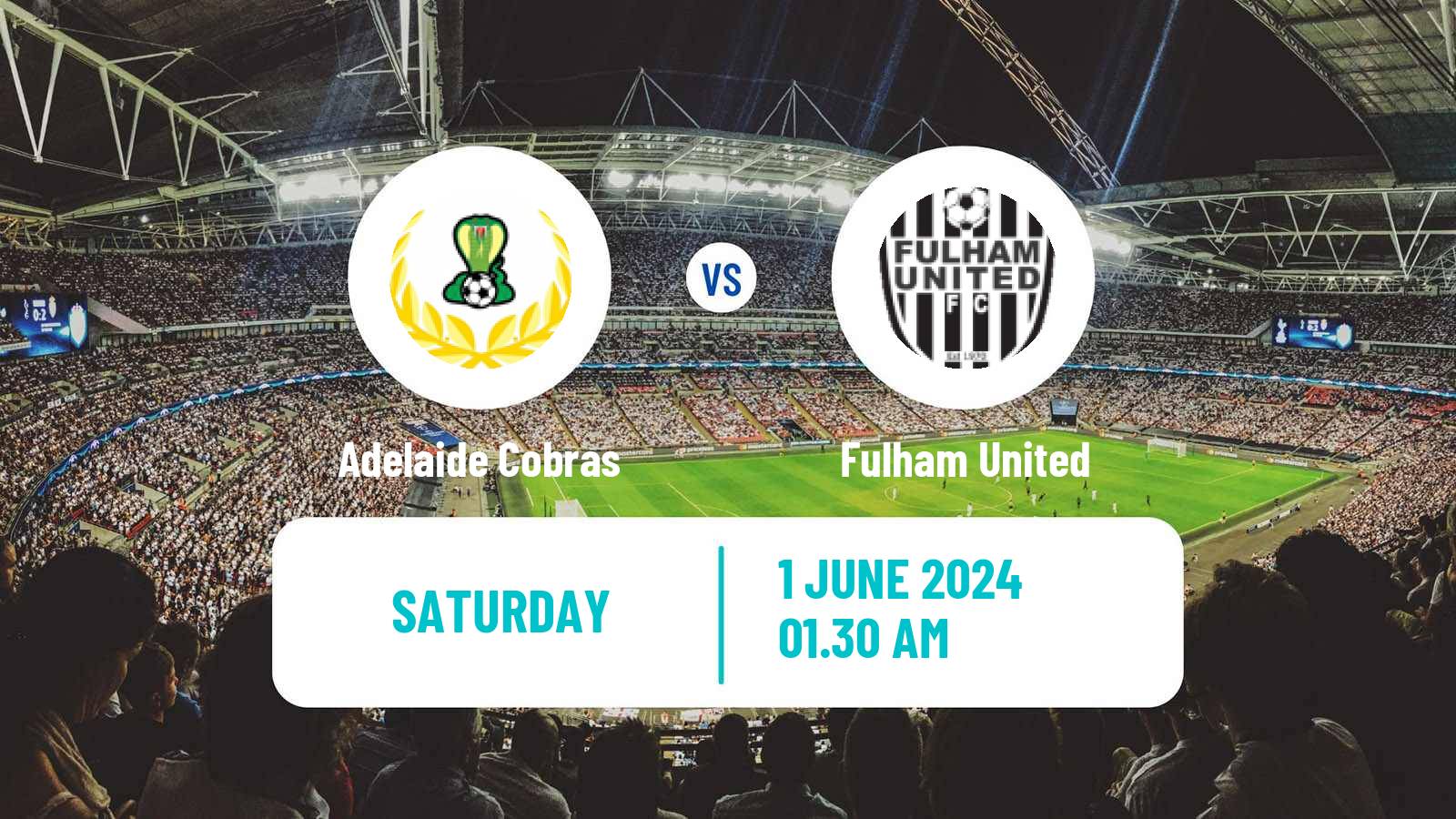 Soccer Australian SA State League Adelaide Cobras - Fulham United