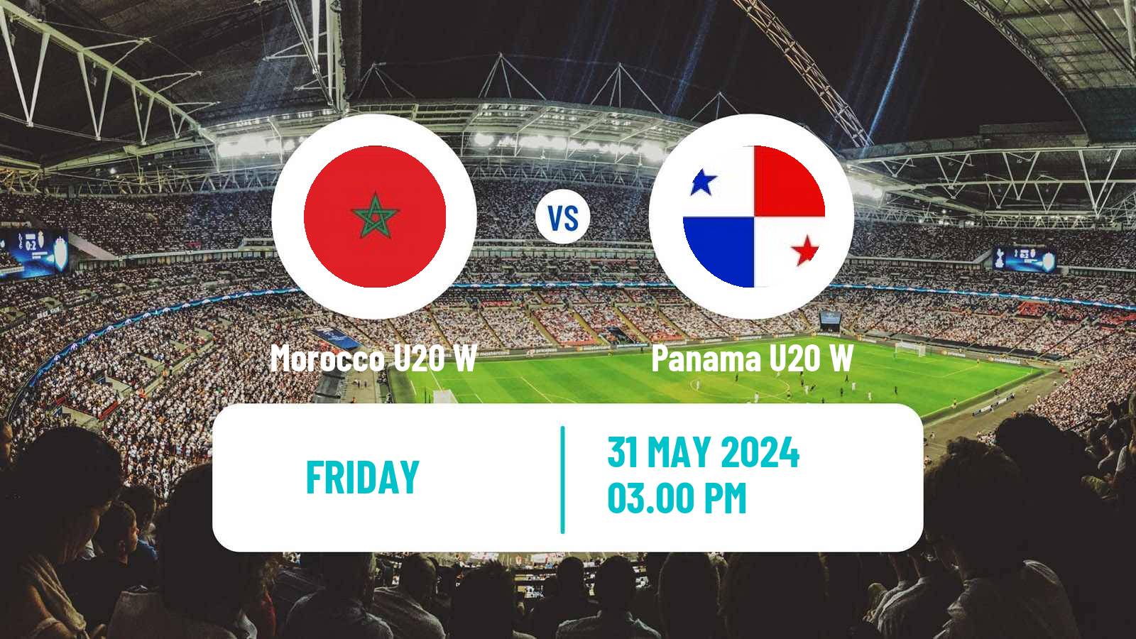 Soccer Friendly International Women Morocco U20 W - Panama U20 W