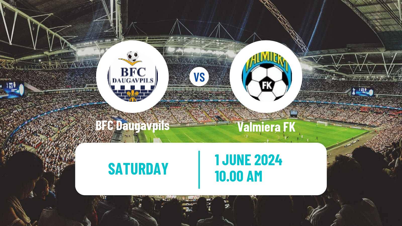 Soccer Latvian Virsliga BFC Daugavpils - Valmiera
