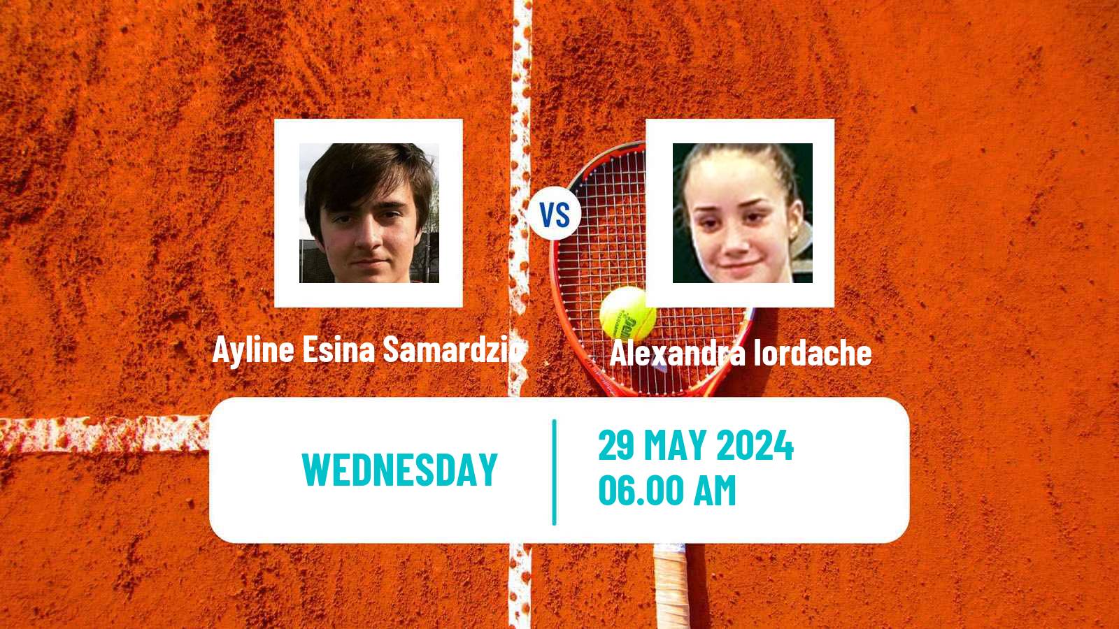 Tennis ITF W15 Monastir 20 Women Ayline Esina Samardzic - Alexandra Iordache