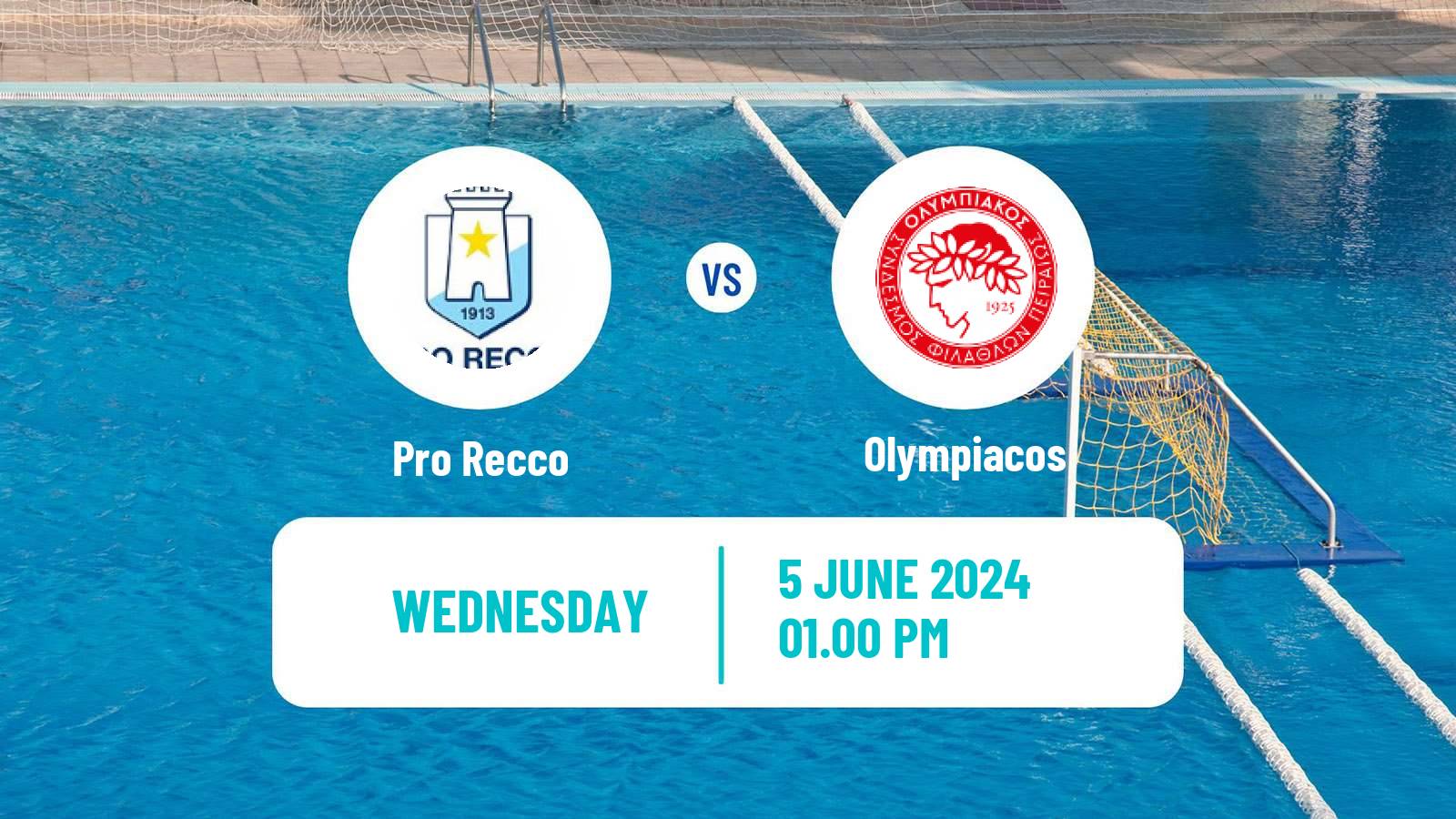 Water polo Champions League Water Polo Pro Recco - Olympiacos
