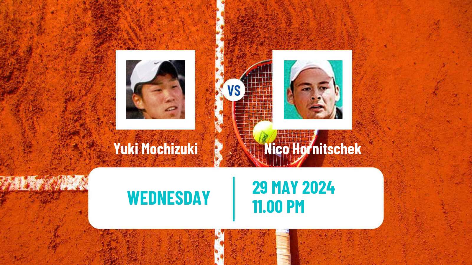 Tennis ITF M25 Baotou Men Yuki Mochizuki - Nico Hornitschek