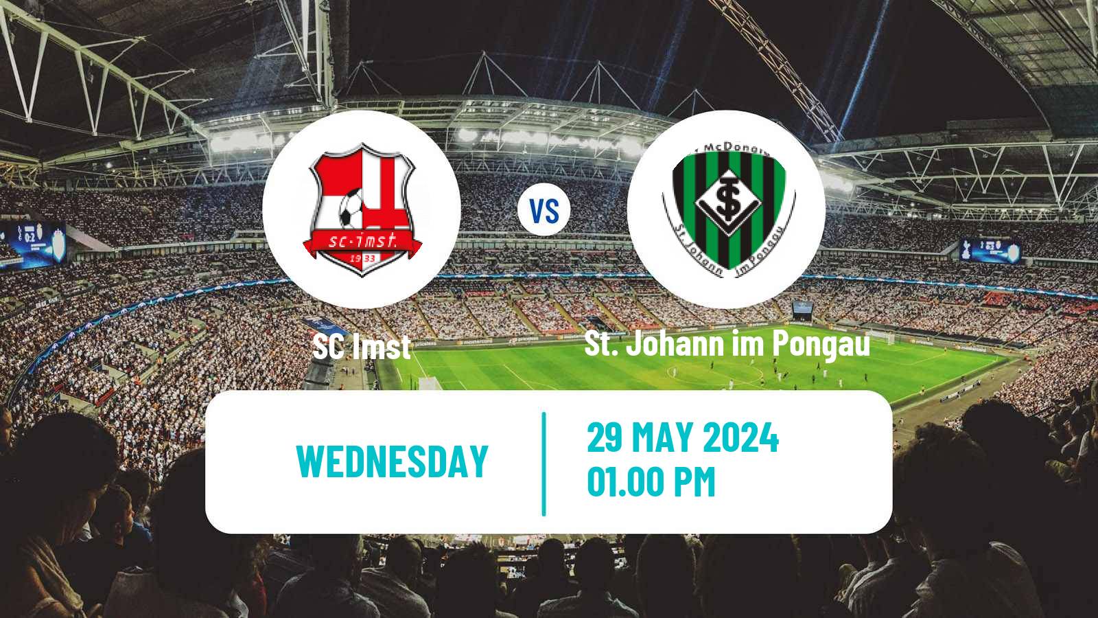 Soccer Austrian Regionalliga West Imst - St. Johann im Pongau