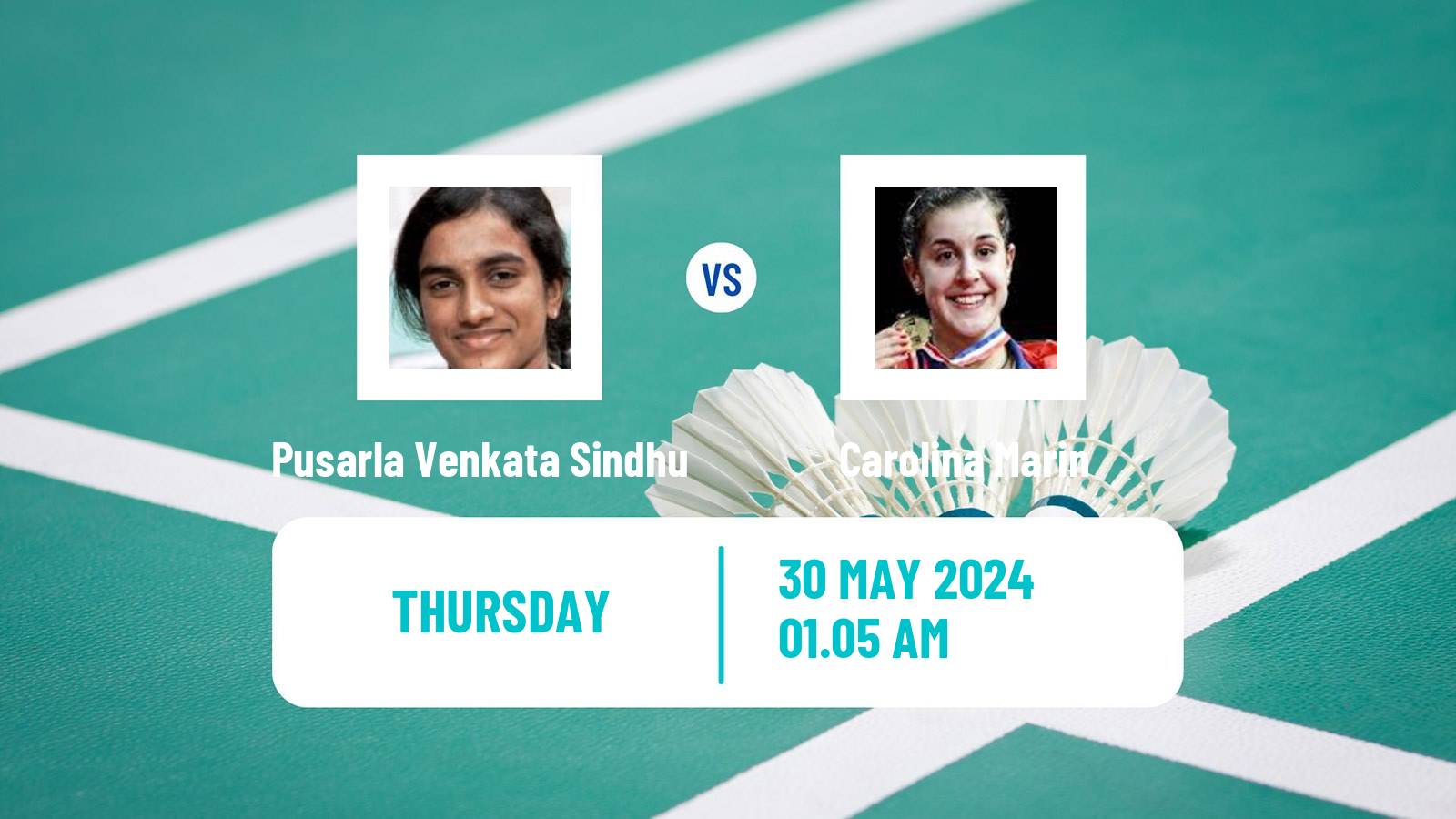 Badminton BWF World Tour Singapore Open Women Pusarla Venkata Sindhu - Carolina Marin