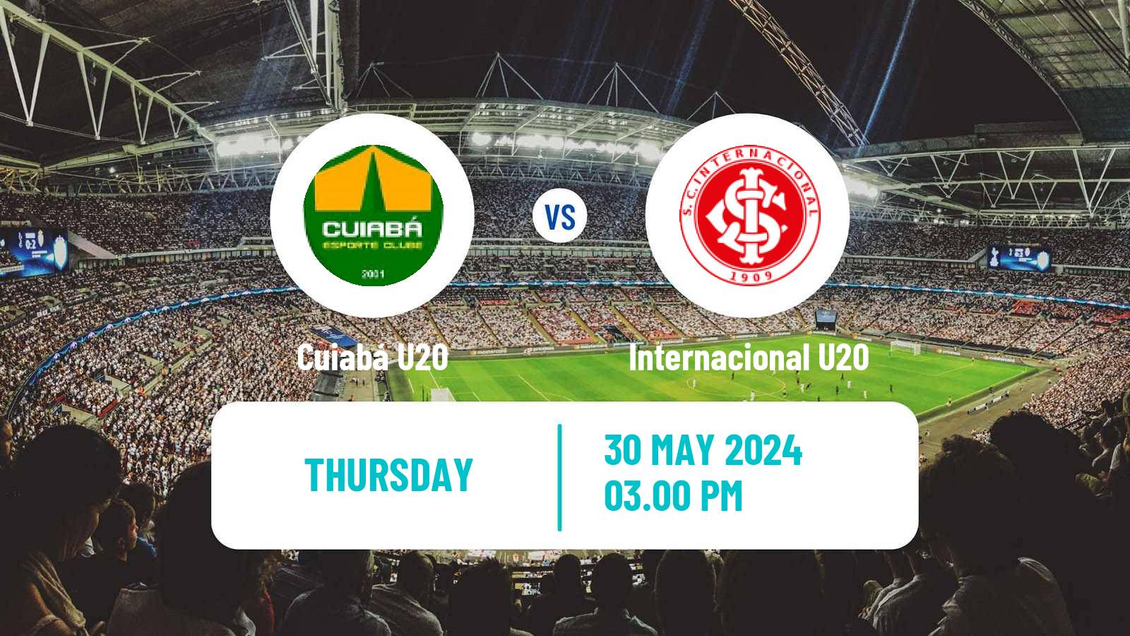 Soccer Brasileiro U20 Cuiabá U20 - Internacional U20