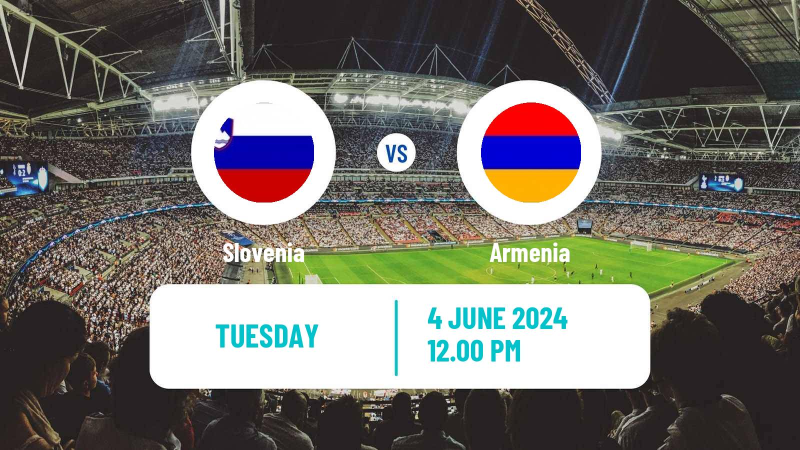 Soccer Friendly Slovenia - Armenia