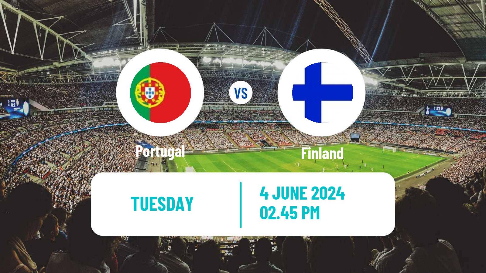 Soccer Friendly Portugal - Finland