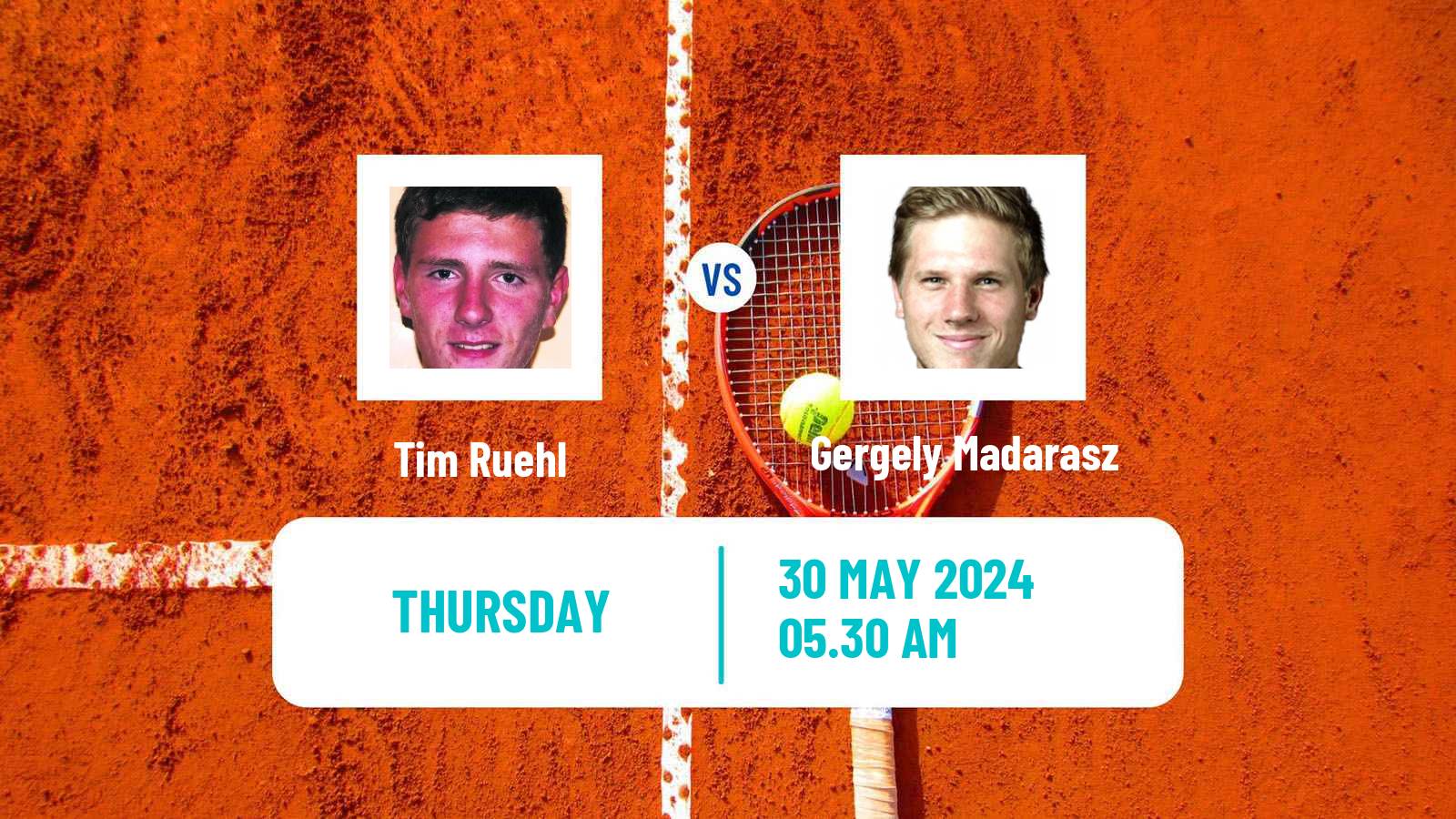 Tennis ITF M15 Gyula Men Tim Ruehl - Gergely Madarasz