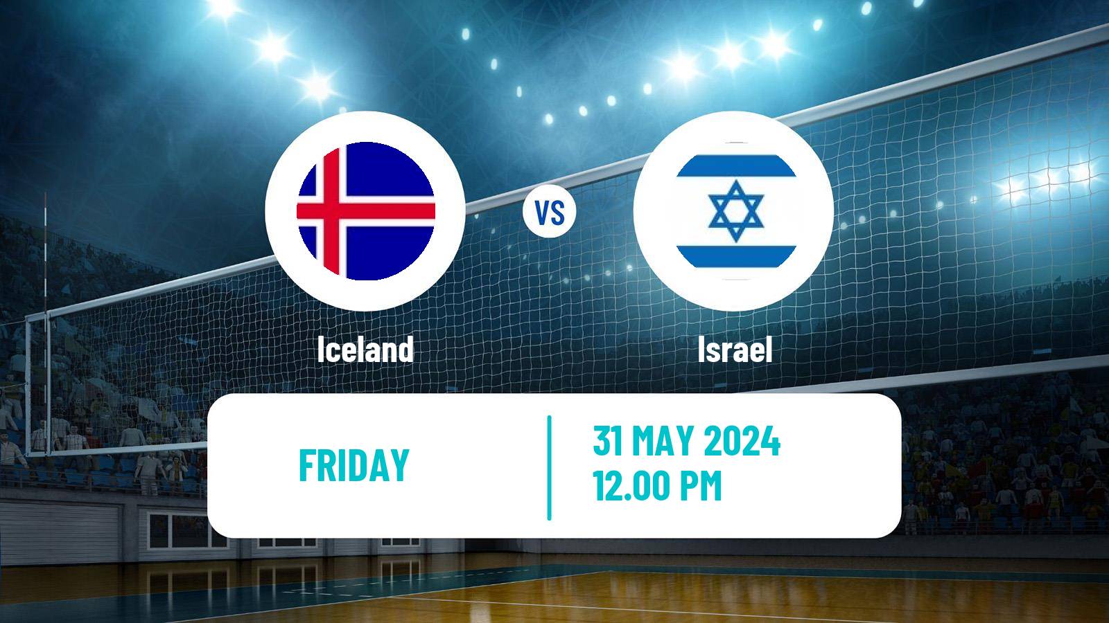 Volleyball Silver European League Volleyball Iceland - Israel