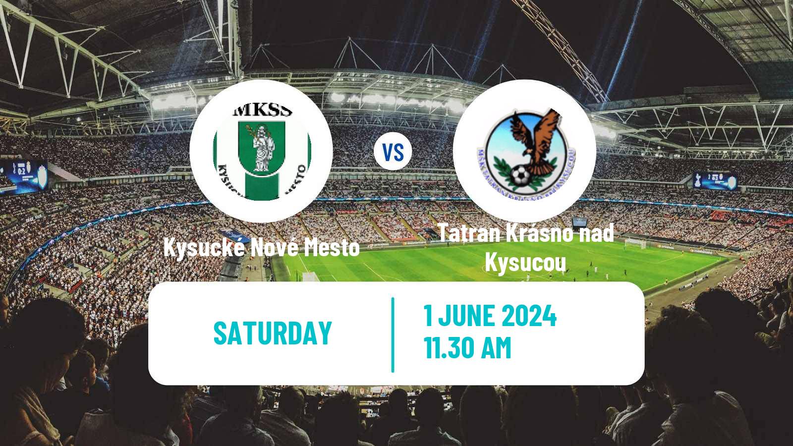 Soccer Slovak 4 Liga Central Kysucké Nové Mesto - Tatran Krásno nad Kysucou