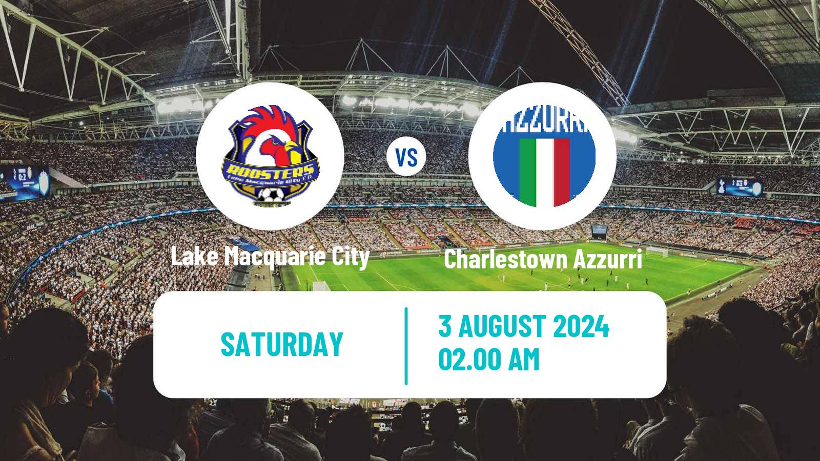 Soccer Australian NPL Northern NSW Lake Macquarie City - Charlestown Azzurri