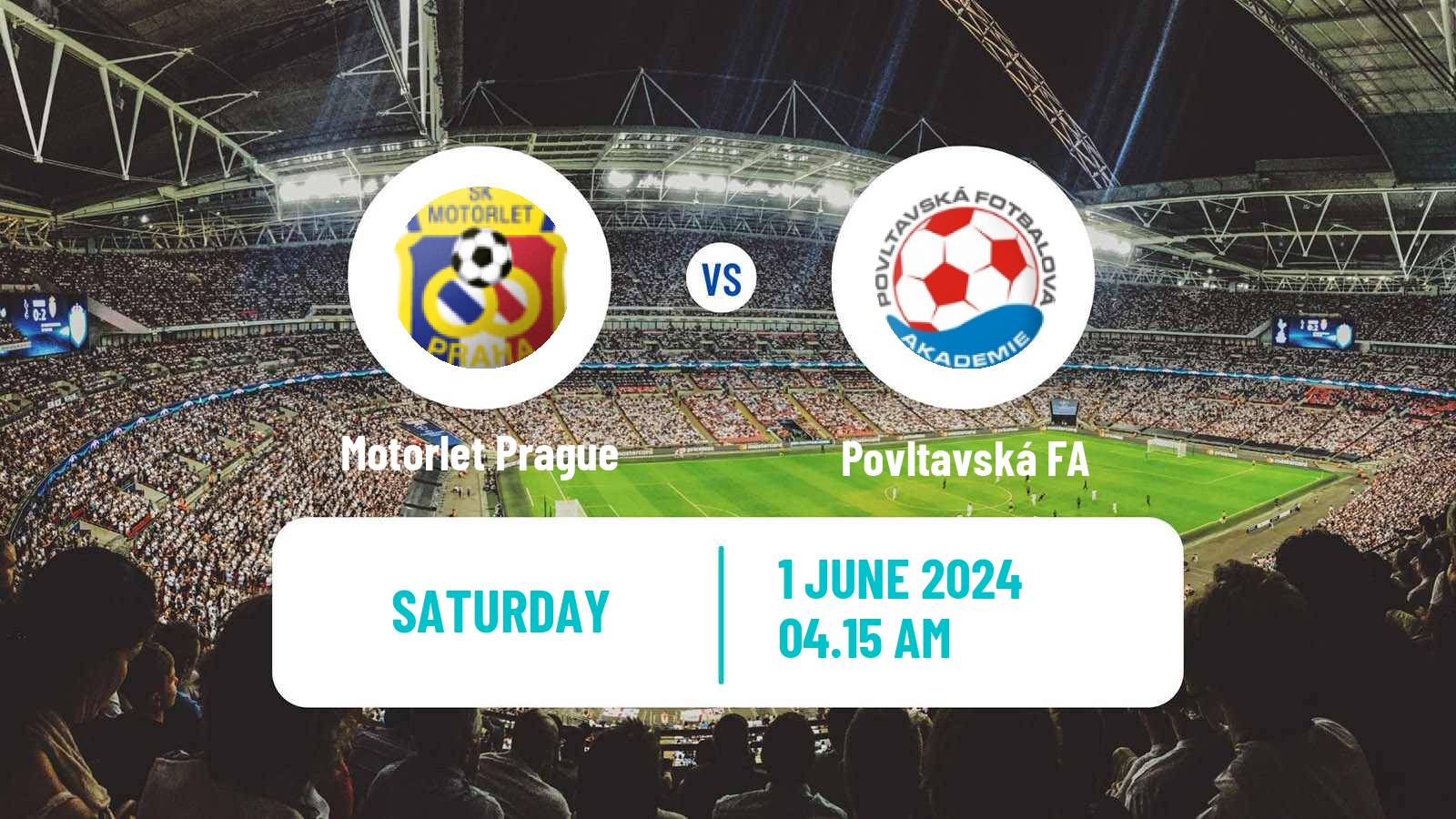 Soccer Czech CFL Group A Motorlet Prague - Povltavská FA