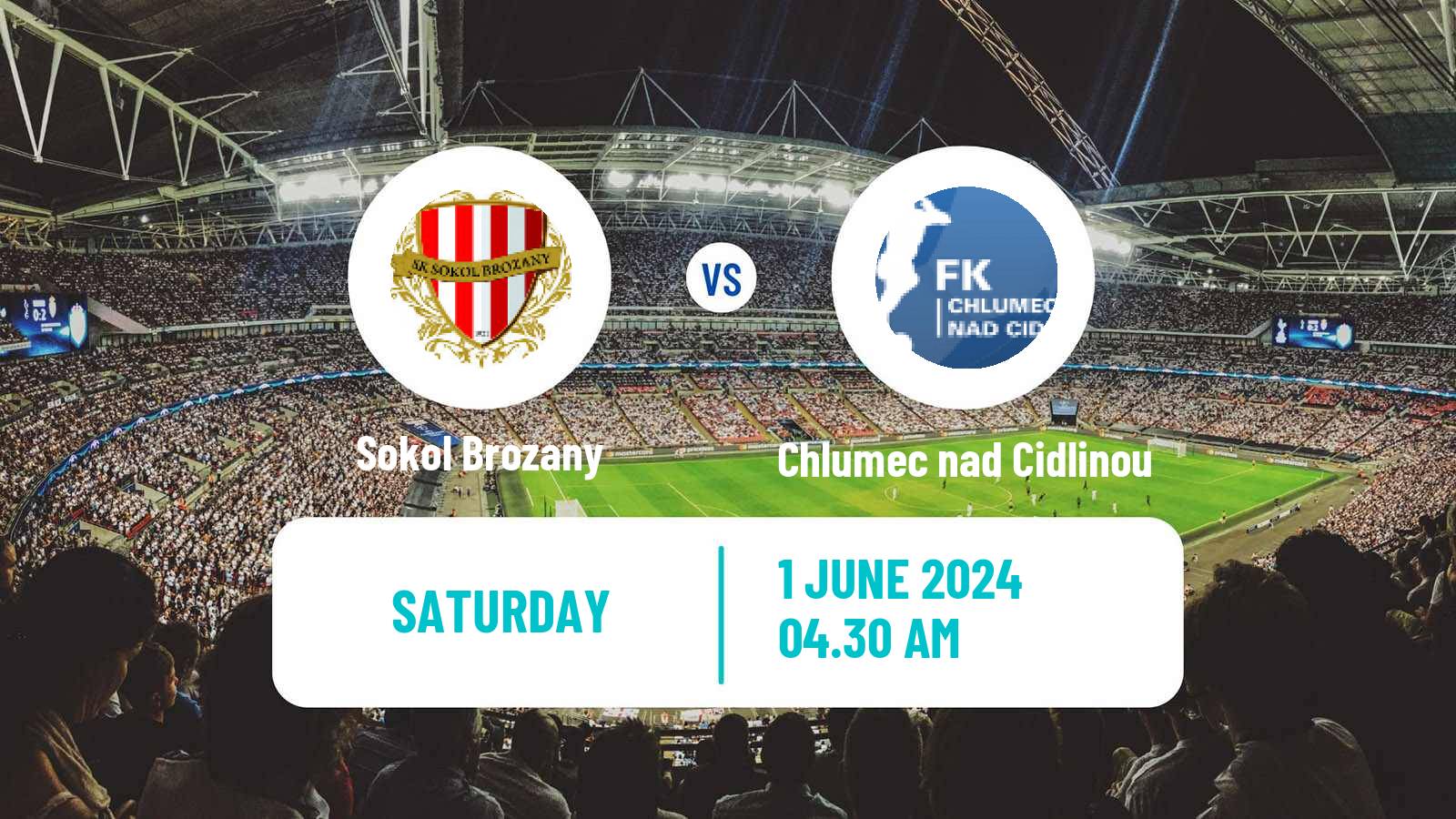 Soccer Czech CFL Group B Sokol Brozany - Chlumec nad Cidlinou
