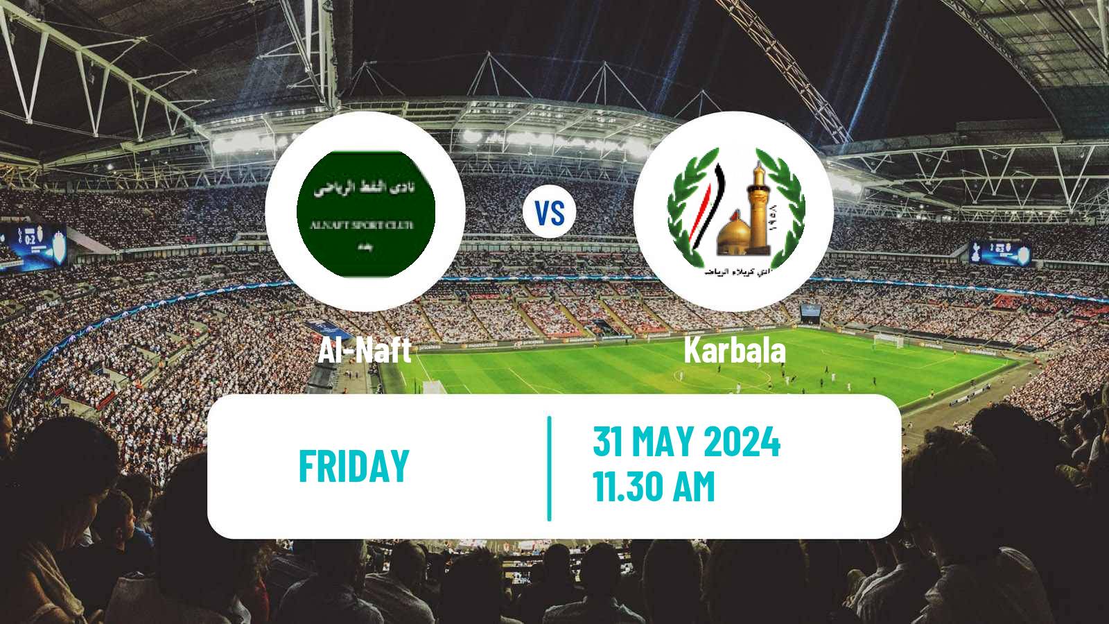 Soccer Iraqi Premier League Al-Naft - Karbala