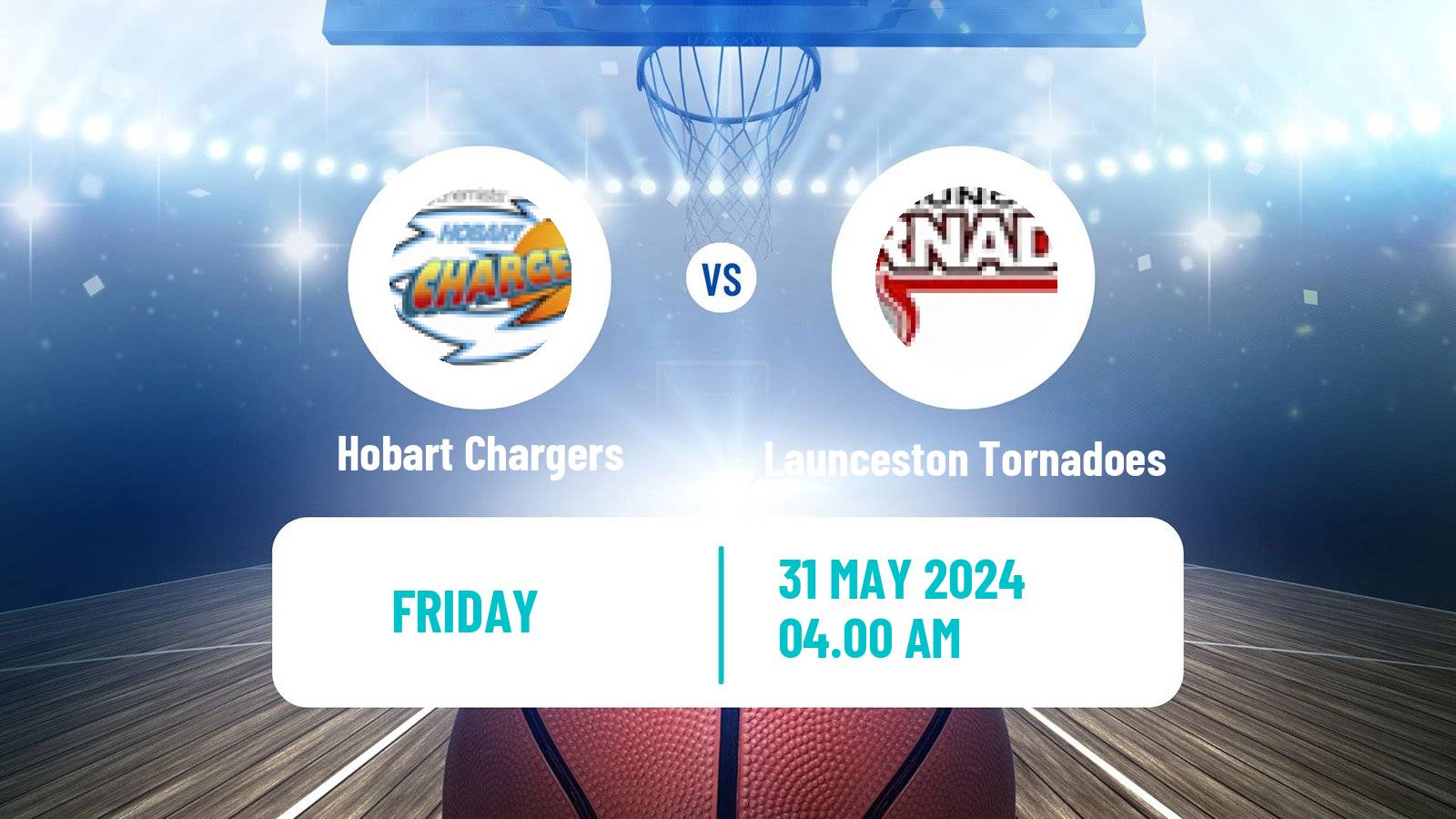 Basketball Australian NBL1 South Women Hobart Chargers - Launceston Tornadoes