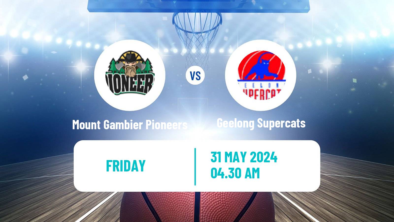 Basketball Australian NBL1 South Women Mount Gambier Pioneers - Geelong Supercats