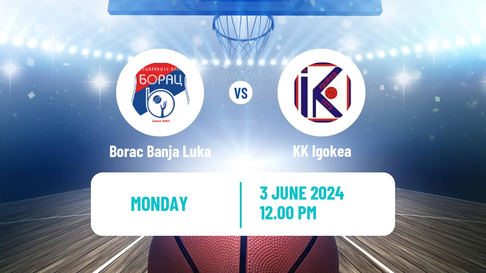 Basketball Bosnian Prvenstvo Basketball Borac Banja Luka - Igokea