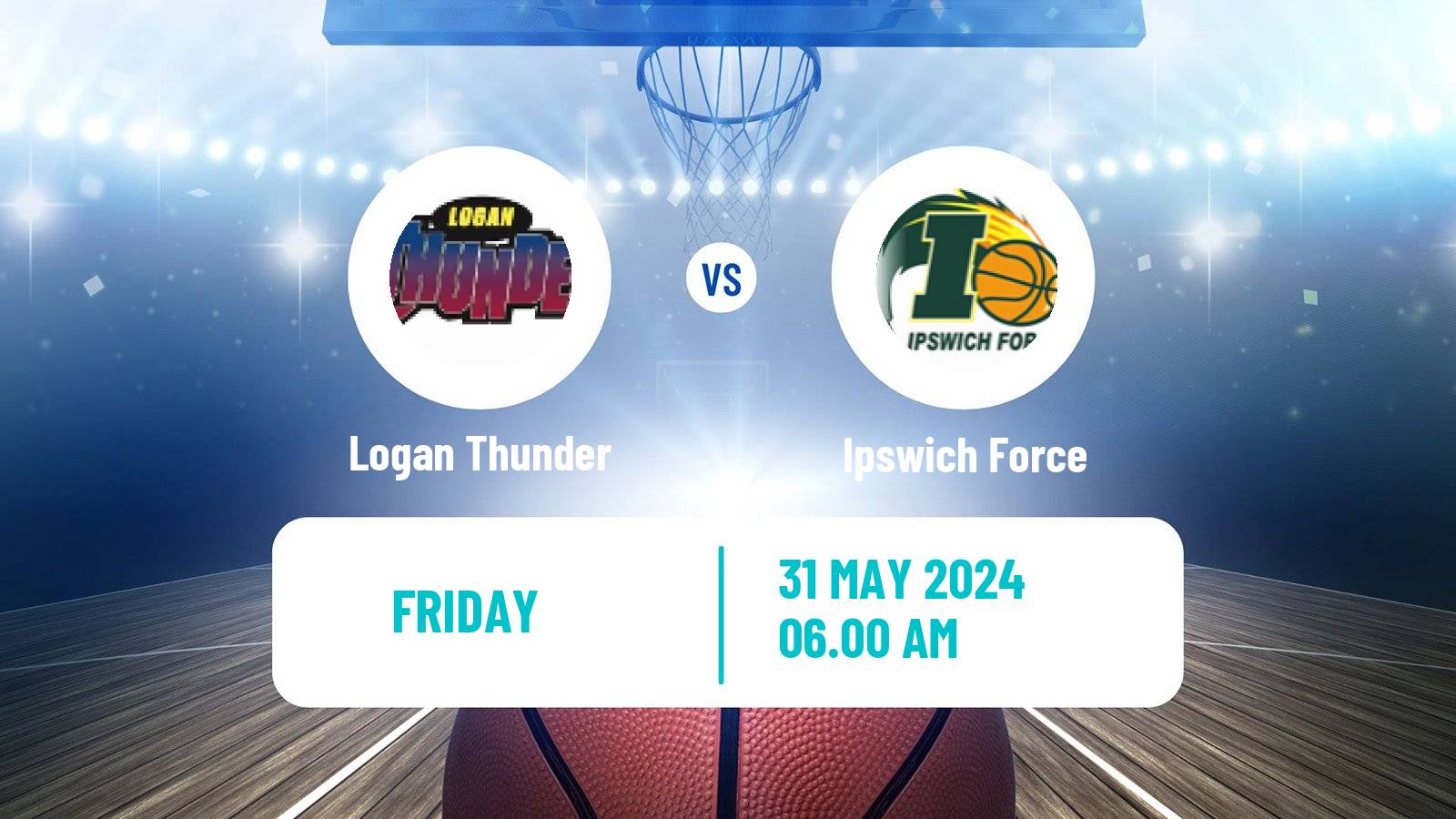 Basketball Australian NBL1 North Logan Thunder - Ipswich Force