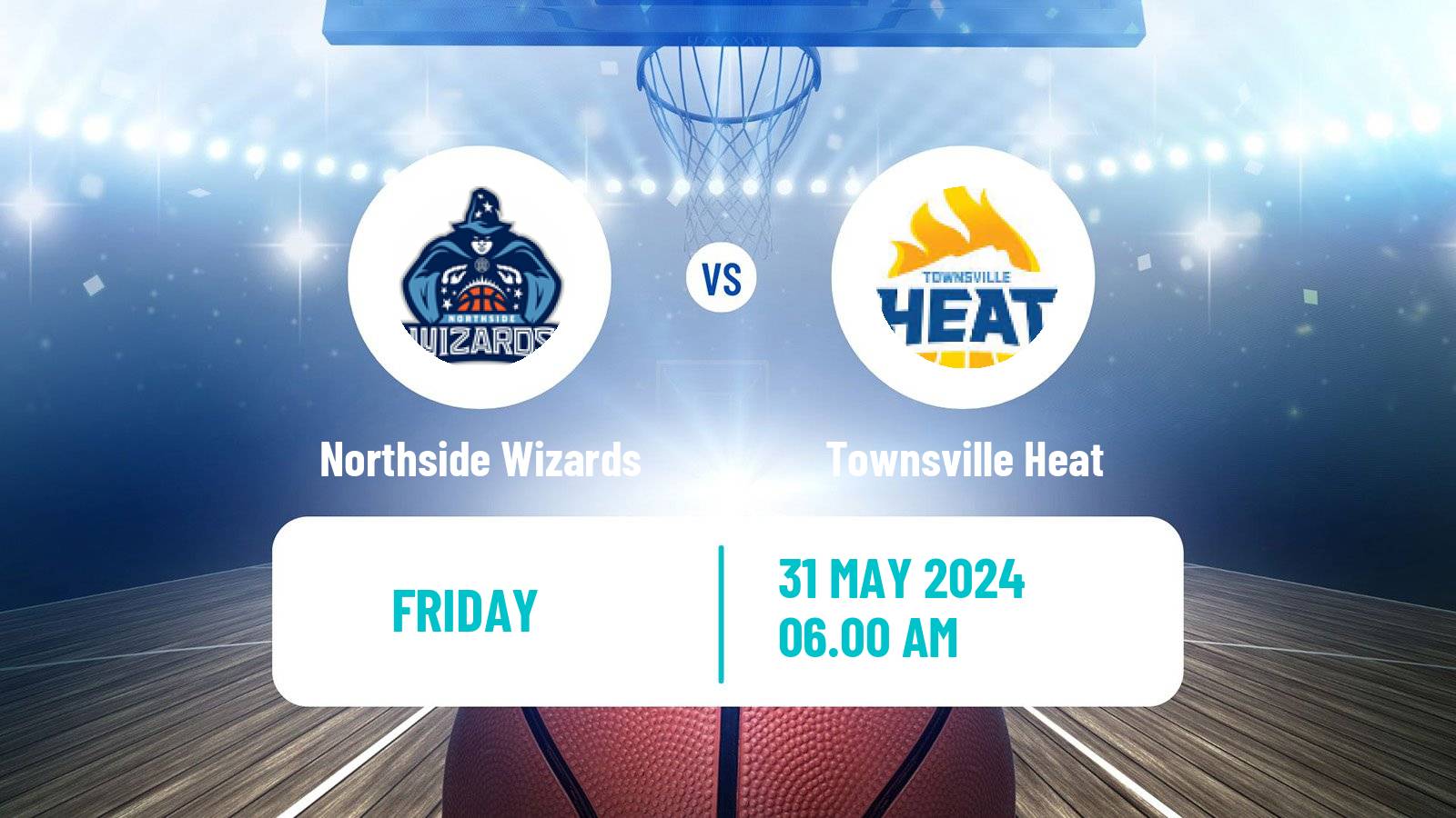 Basketball Australian NBL1 North Northside Wizards - Townsville Heat