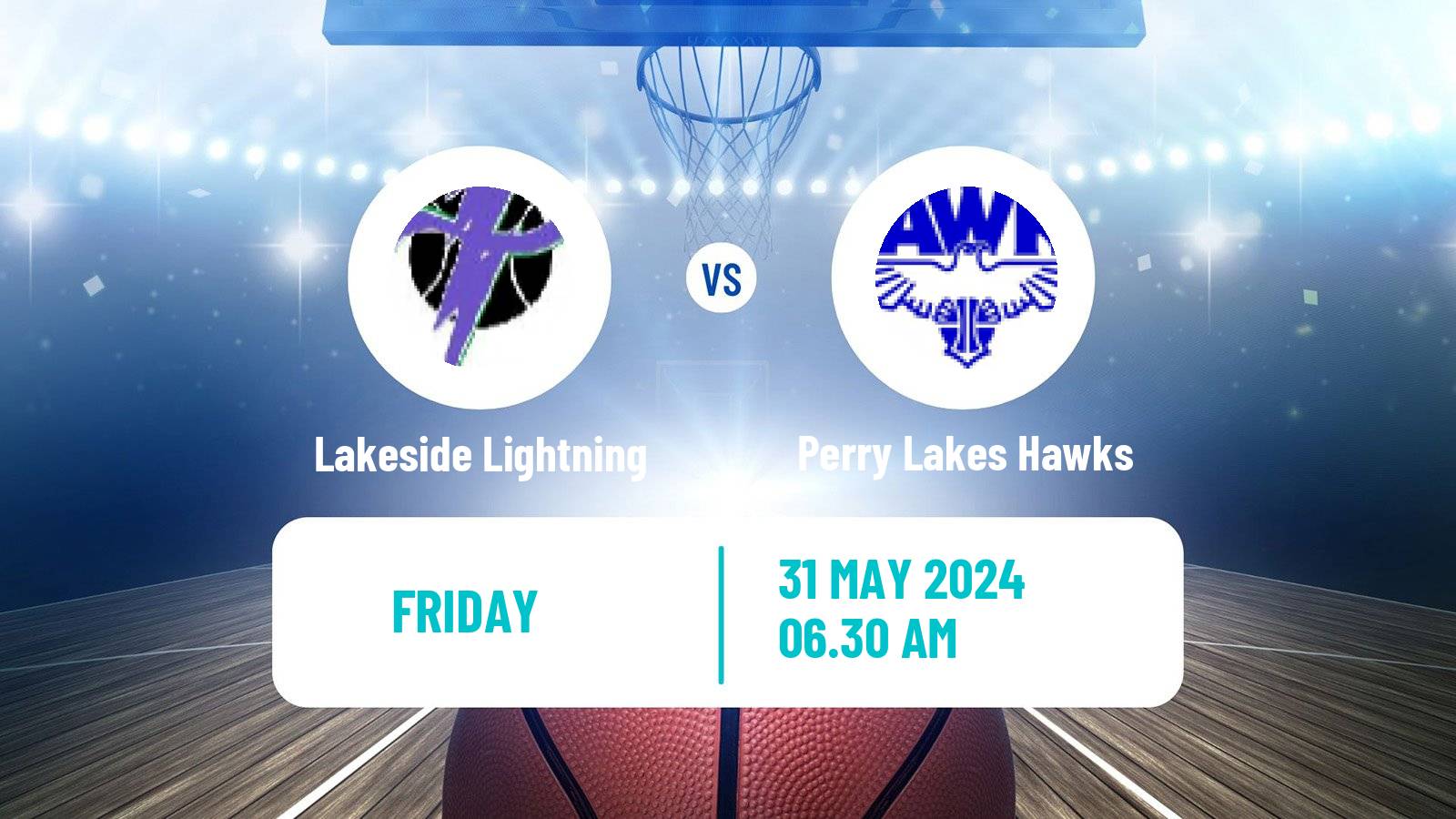 Basketball Australian NBL1 West Women Lakeside Lightning - Perry Lakes Hawks