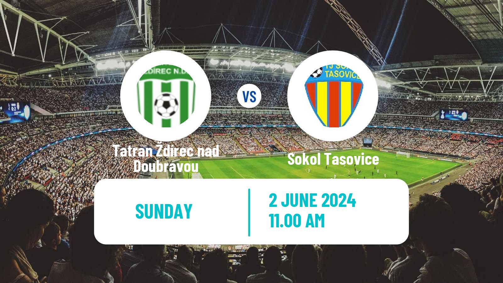 Soccer Czech Division D Tatran Ždírec nad Doubravou - Sokol Tasovice