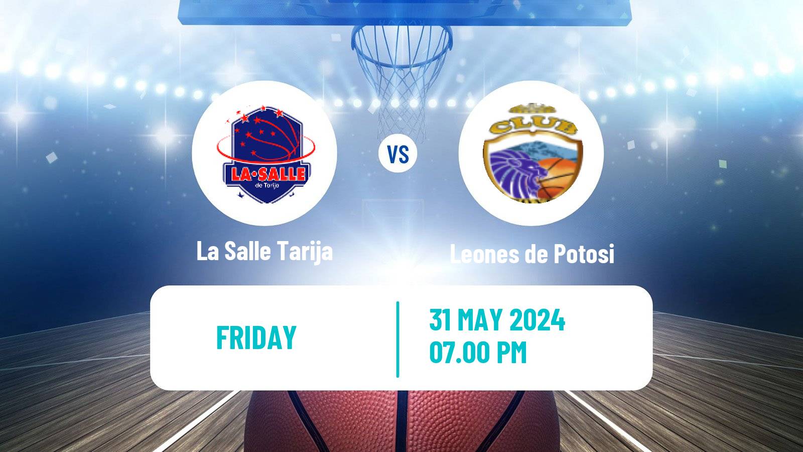 Basketball Bolivian Libobasquet La Salle Tarija - Leones de Potosi
