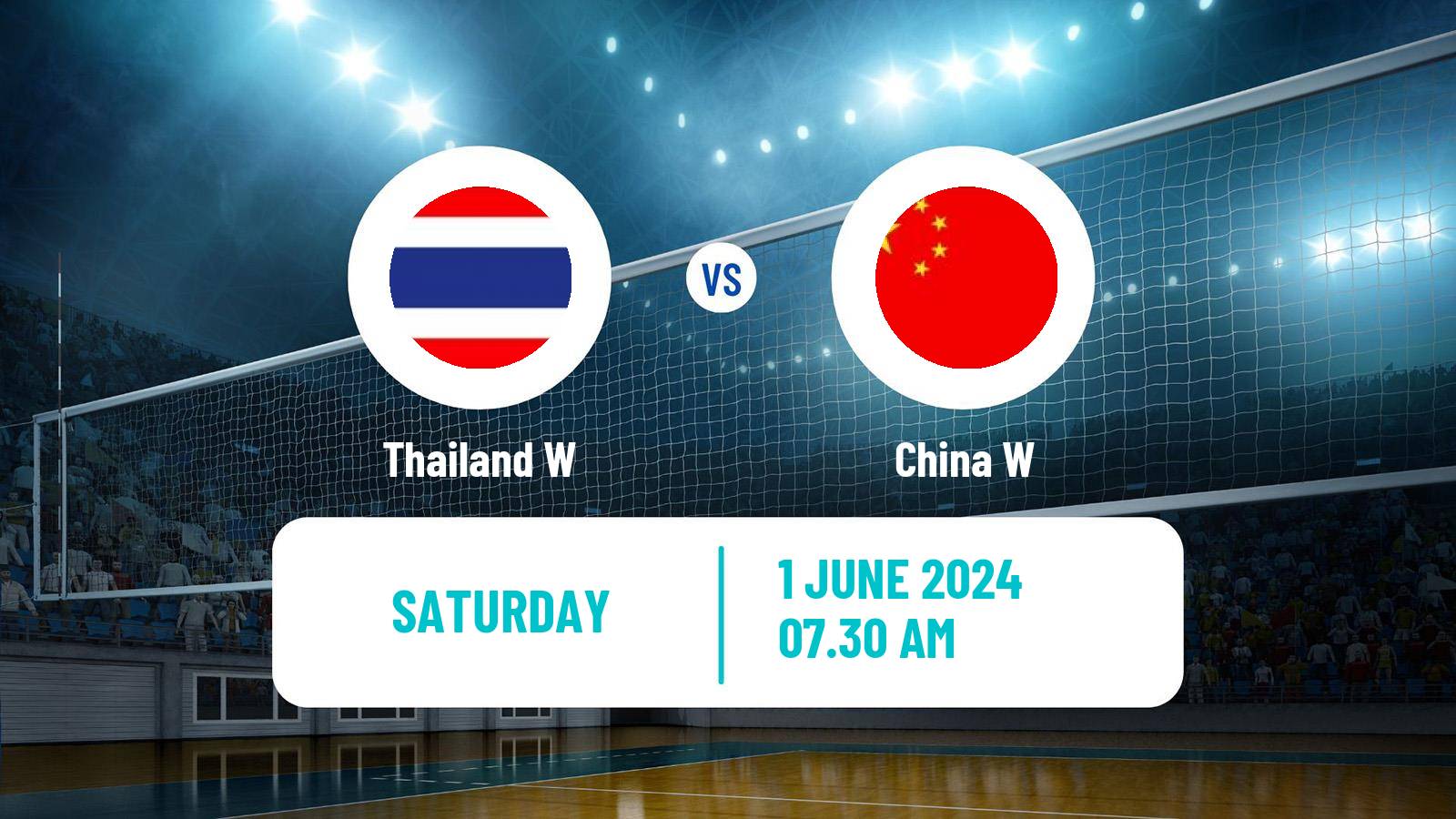 Volleyball Nations League Volleyball Women Thailand W - China W