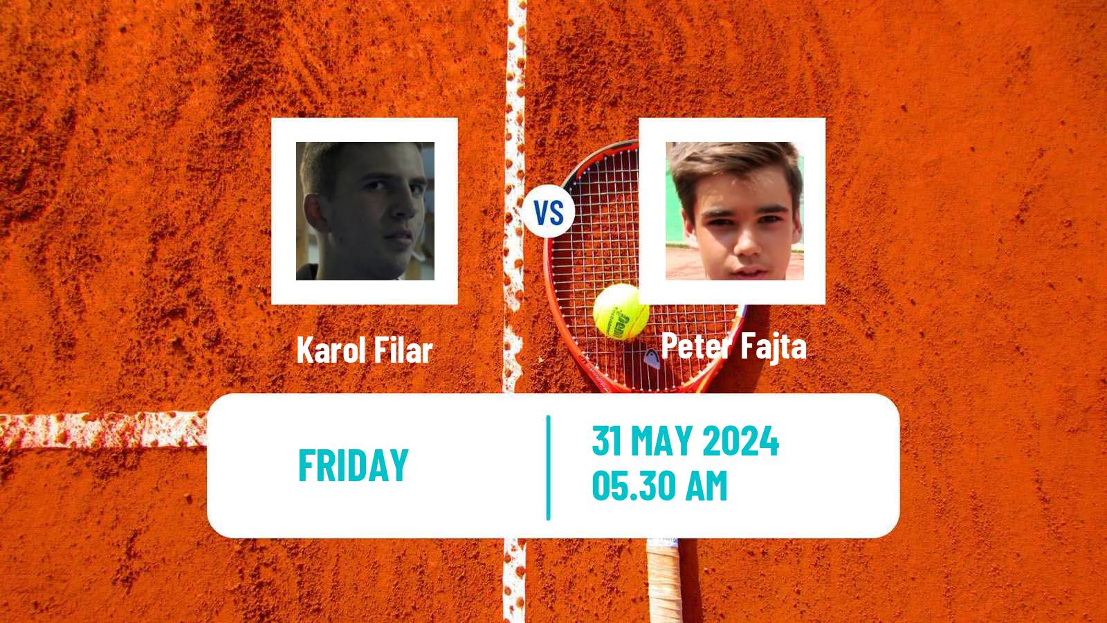 Tennis ITF M15 Gyula Men Karol Filar - Peter Fajta