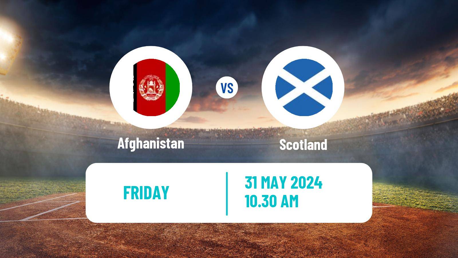 Cricket ICC World Twenty20 Afghanistan - Scotland