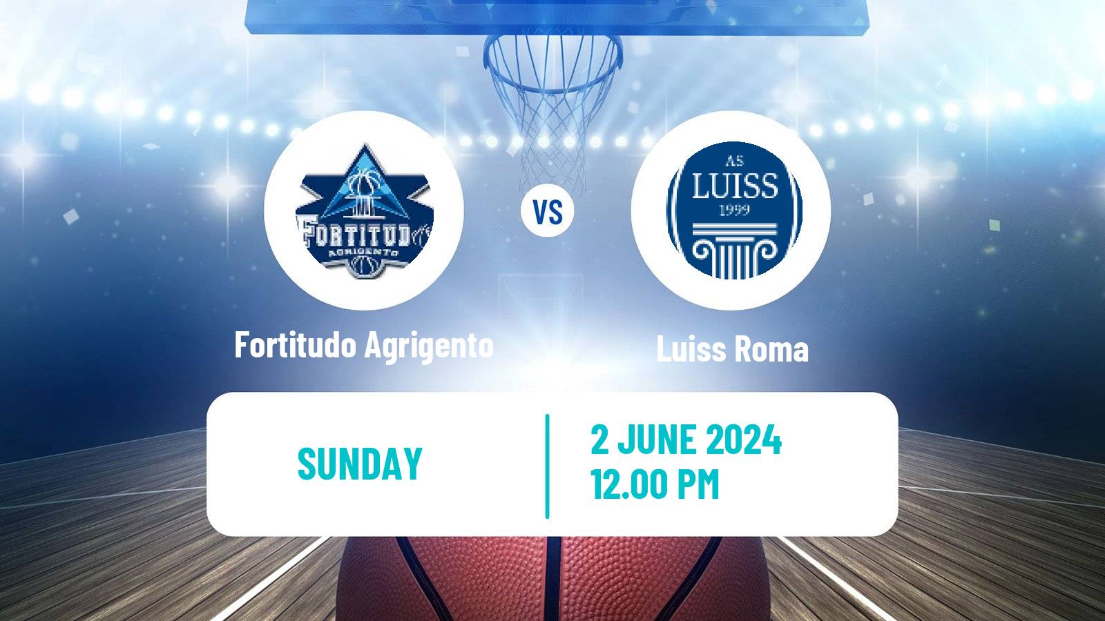 Basketball Italian Serie A2 Basketball Fortitudo Agrigento - Luiss Roma