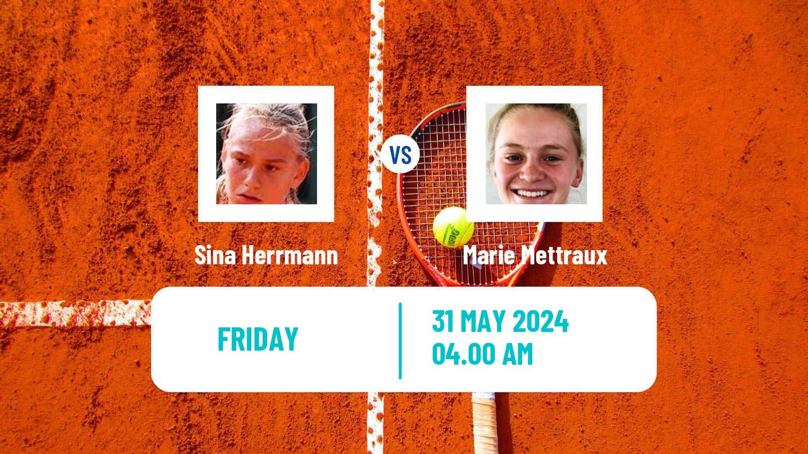 Tennis ITF W15 Bol 2 Women Sina Herrmann - Marie Mettraux