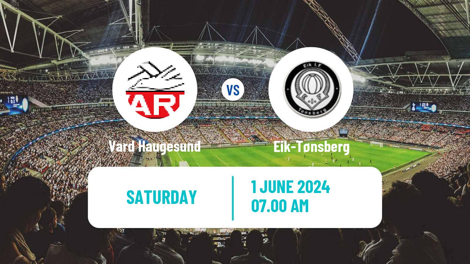 Soccer Norwegian Division 2 - Group 1 Vard Haugesund - Eik-Tønsberg