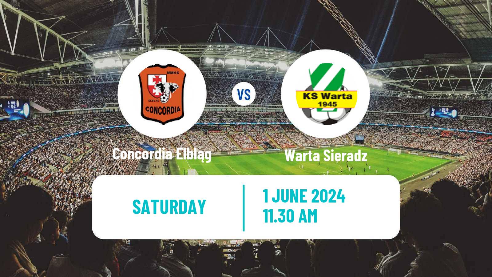 Soccer Polish Division 3 - Group I Concordia Elbląg - Warta Sieradz