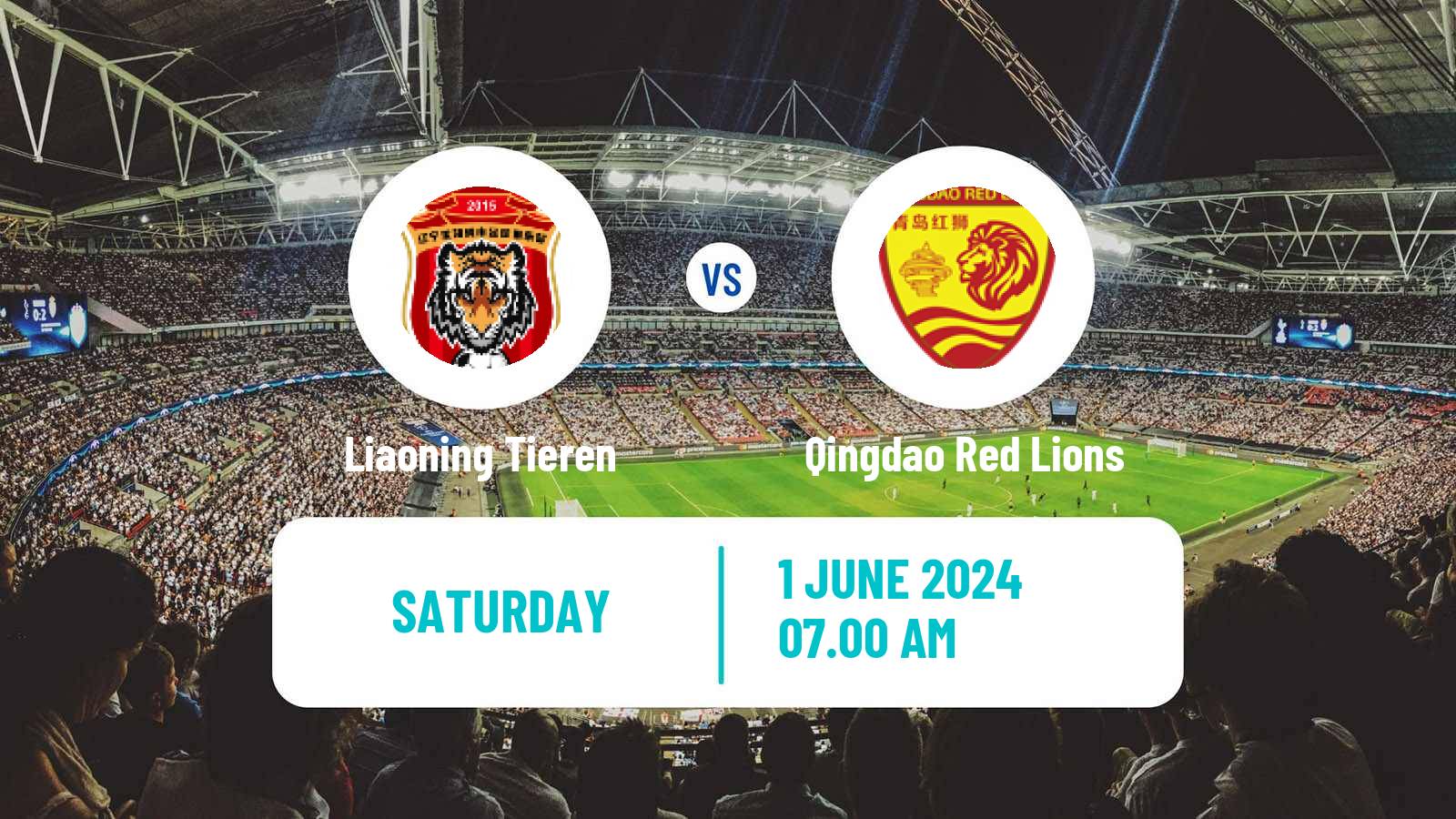 Soccer Chinese Jia League Liaoning Tieren - Qingdao Red Lions