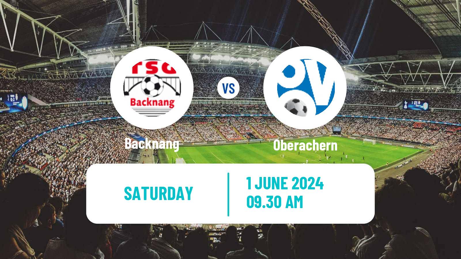 Soccer German Oberliga Baden-Württemberg Backnang - Oberachern