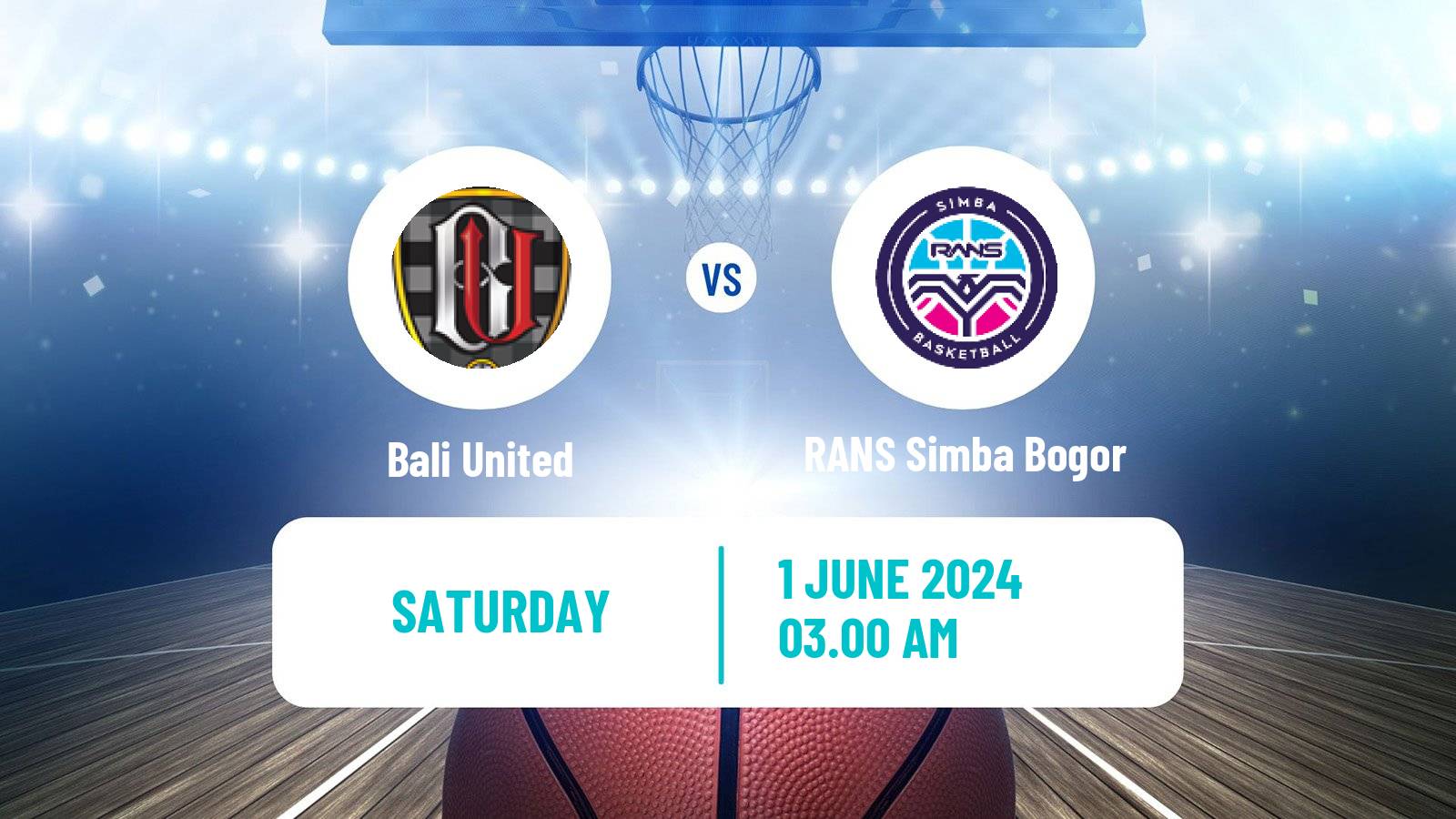 Basketball Indonesian IBL Bali United - RANS Simba Bogor