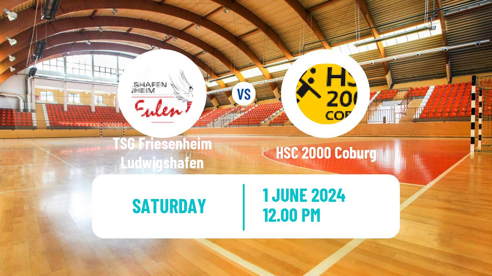 Handball German 2 Bundesliga Handball TSG Friesenheim Ludwigshafen - HSC 2000 Coburg