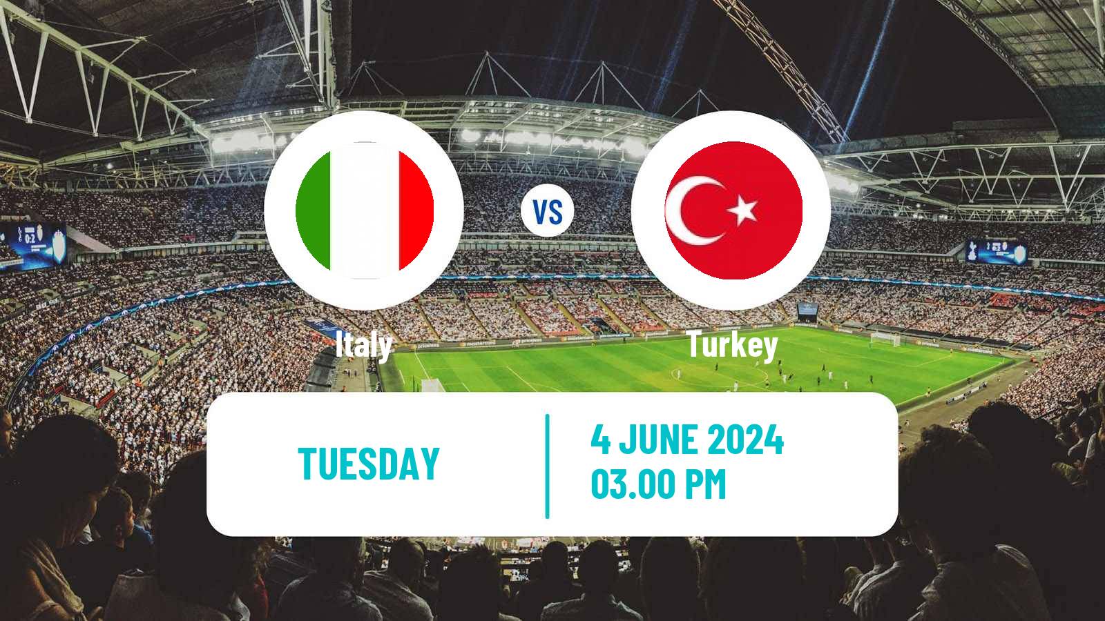 Soccer Friendly Italy - Turkey