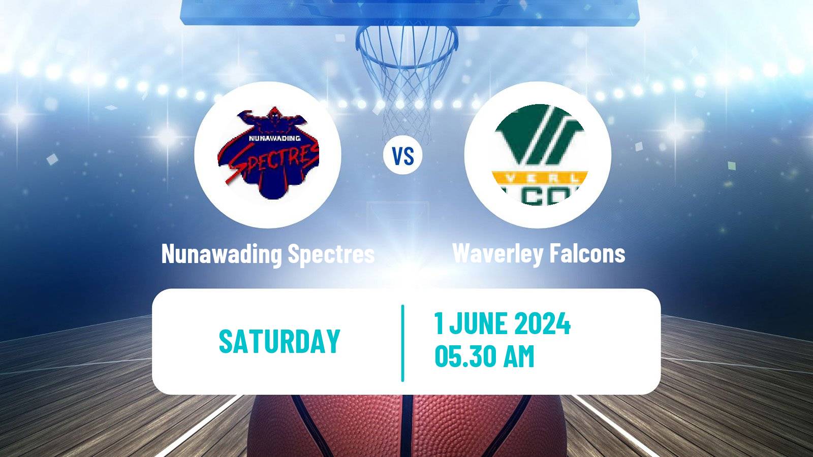 Basketball Australian NBL1 South Nunawading Spectres - Waverley Falcons
