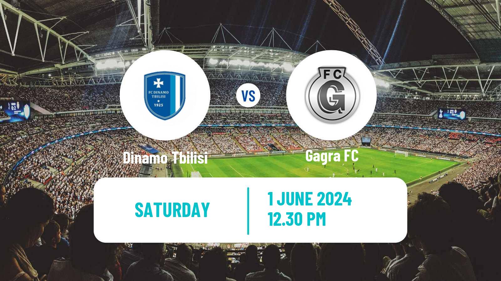 Soccer Georgian Erovnuli Liga Dinamo Tbilisi - Gagra